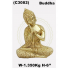 LORD BUDDHA BRASS STATUE 1.350 KG, PRICE 2390