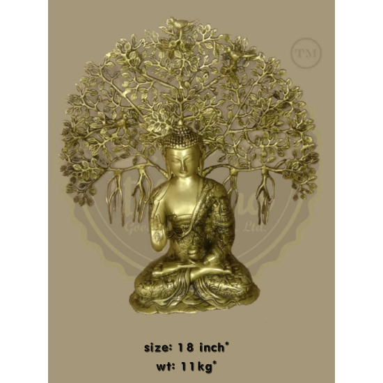 LORD BUDDHA BRASS STATUE 11 KG. price 14652