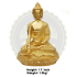 LORD BUDDHA BRASS STATUE 10 KG, PRICE RS. 13320  ONLY