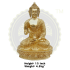 LORD BUDDHA BRASS STATUE  4.5 KG, PRICE RS. 5994 ONLY