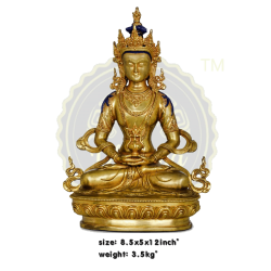 LORD BUDDHA BRASS STATUE 3.5 KG, PRICE RS.4662  ONLY