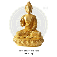 LORD BUDDHA BRASS STATUE  11 KG, PRICE RS. 14652 ONLY