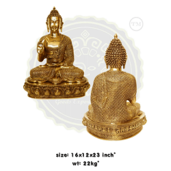 LORD BUDDHA BRASS STATUE 22 KG, PRICE RS.29304 ONLY