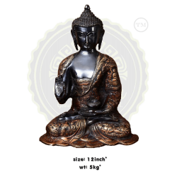 LORD BUDDHA BRASS STATUE 5 KG, PRICE RS.7410 ONLY